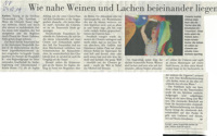 Presse 201410 Wie Nahe Weinen Und Lachen