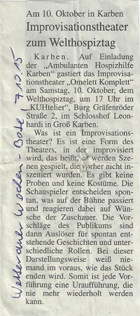 Presse 201510 Improvisationstheater